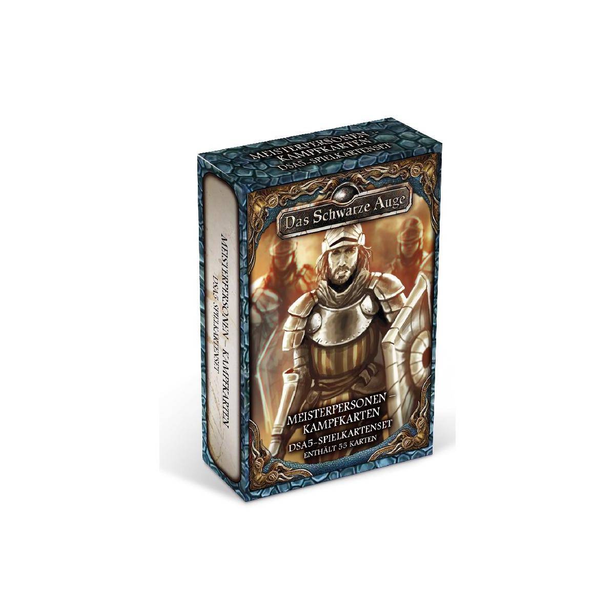 US25854 - DSA5 Spielkartenset Aventurische Meisterpersonen 3 - Kampfkarten, 55 Karten (DE-Ausgabe)