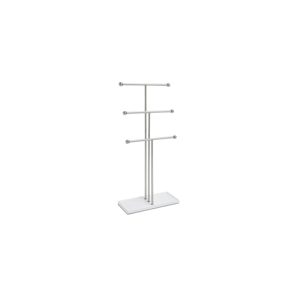 1017310-491 - TRIGEM Schmuckbaum KD, weiß/nickel