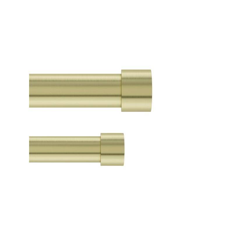 1014402-104 - CAPPA 1 Doppel-Gardinenstange 305-457, messing