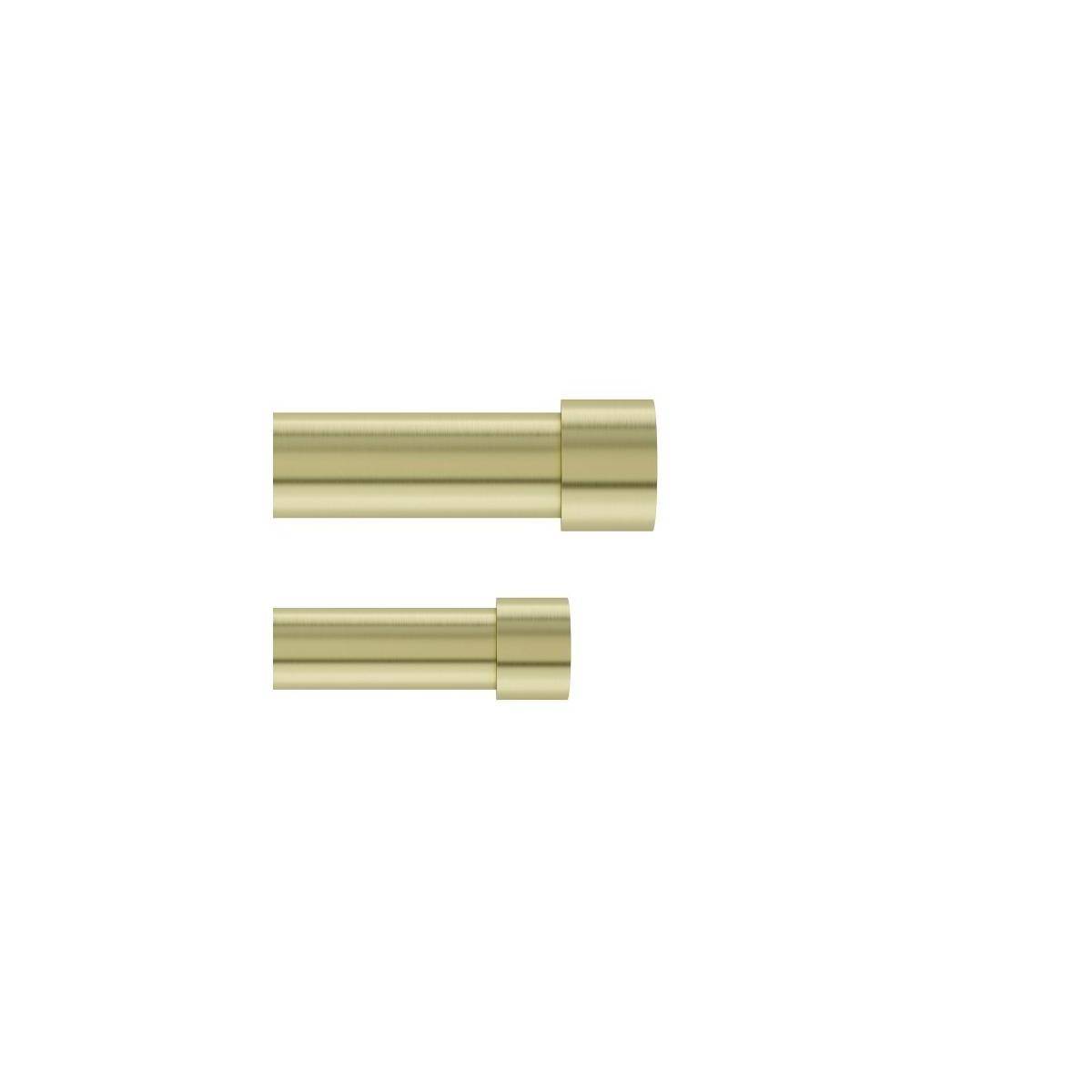 1014557-104 - CAPPA 1 Doppel-Gardinenstange 91-168, messing