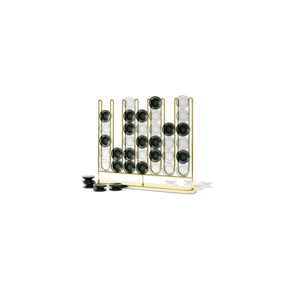 1017364-104 - STAX Vier Gewinnt Spiel, messing