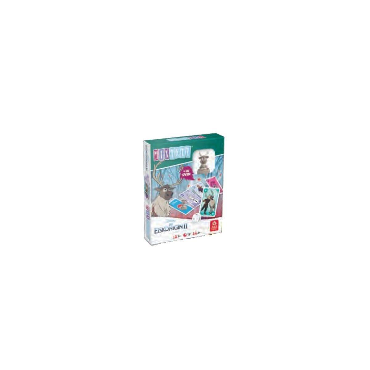 22522247 - Mixtett: Disney Die Eiskönigin 2 - Kartenspiel + Figur Sven, für 2 Spieler, ab 5 Jahren