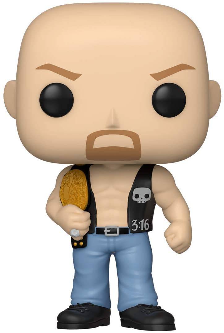 POP WWE - Stone Cold - Steve Austin w/Belt Neu & OVP