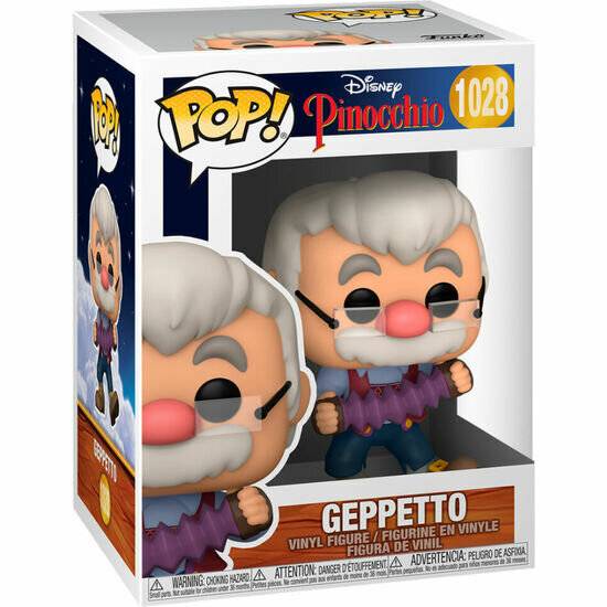 POP Figur Disney Pinocchio Geppetto mit Akkordeon