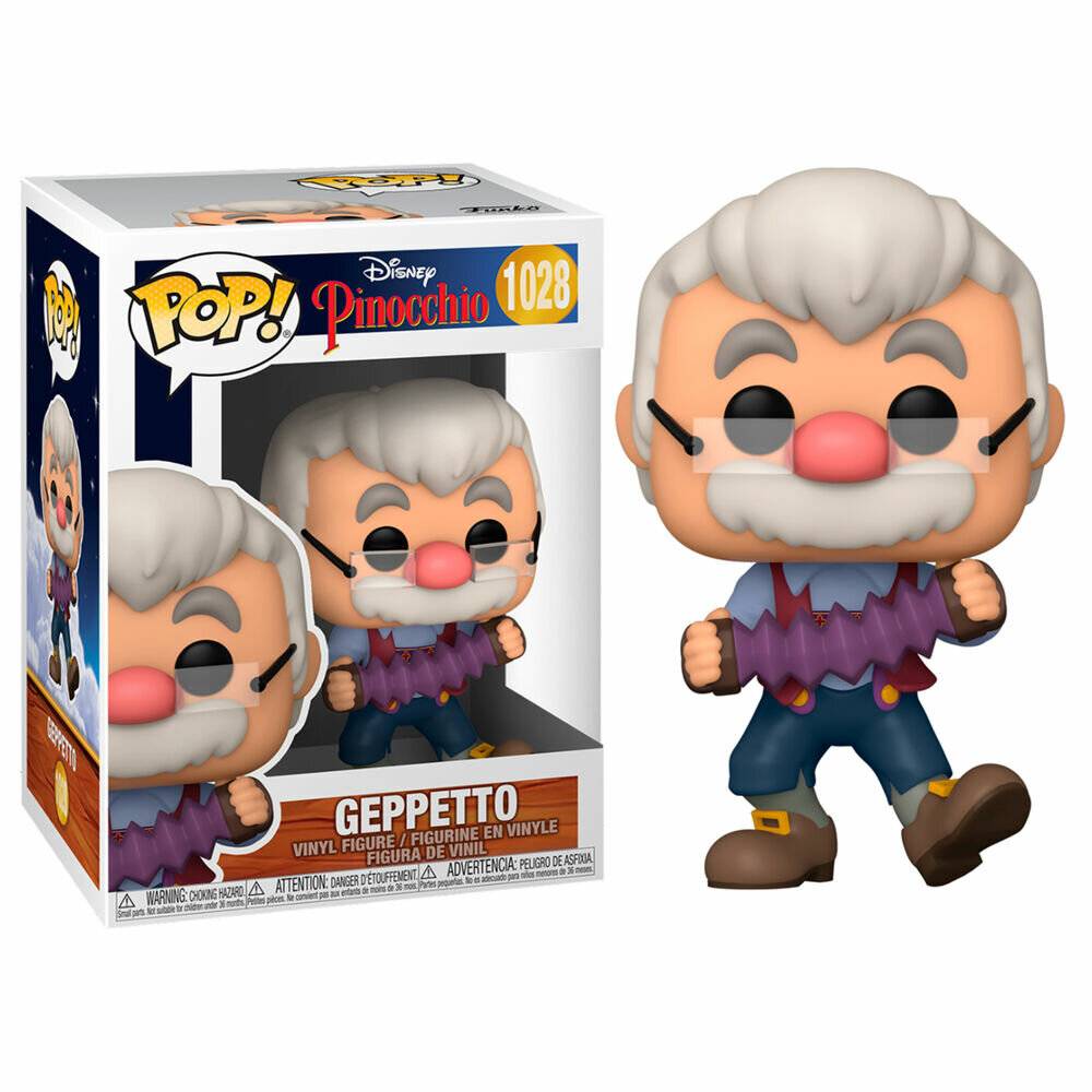 POP Figur Disney Pinocchio Geppetto mit Akkordeon