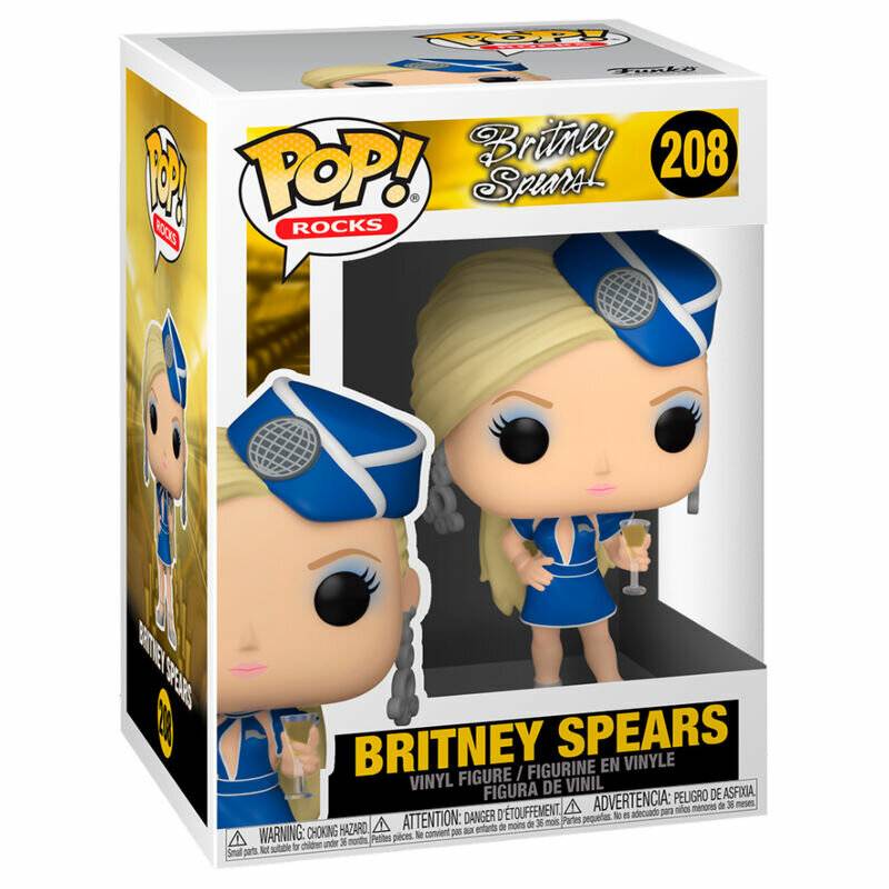 POP-Figur Britney Spears Stewardess