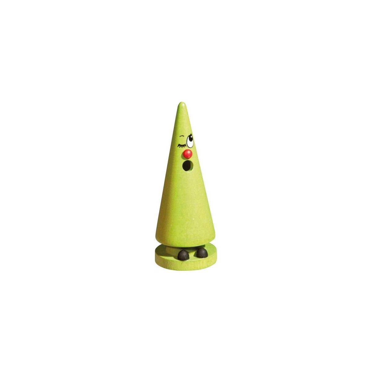 2068 - Crottendorfer Mini-Ziegenbein - Wilma Waldmoos (lindgrün), 9 cm