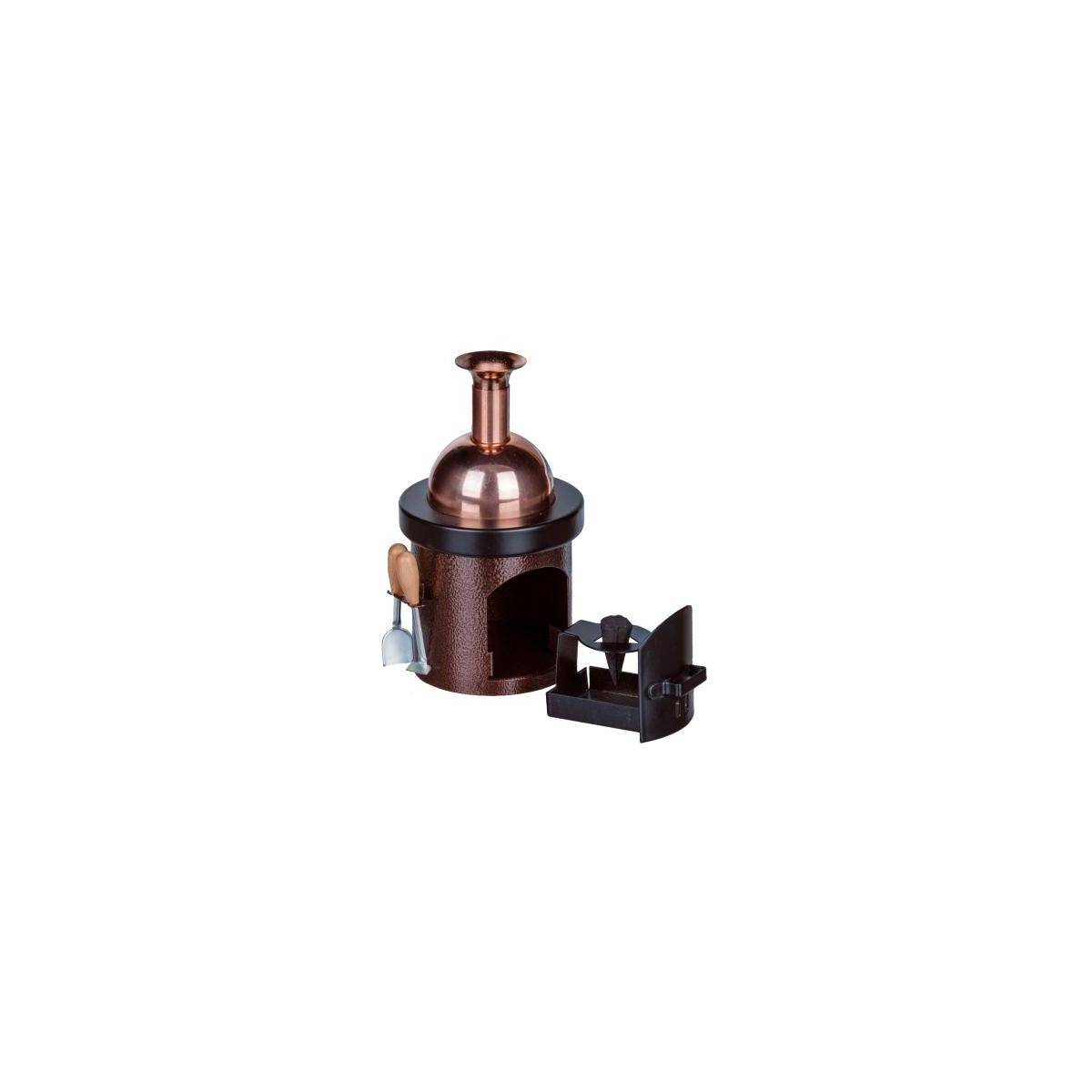 2212 - Räucherofen Braukessel (braun Hammerschlag), 13 cm