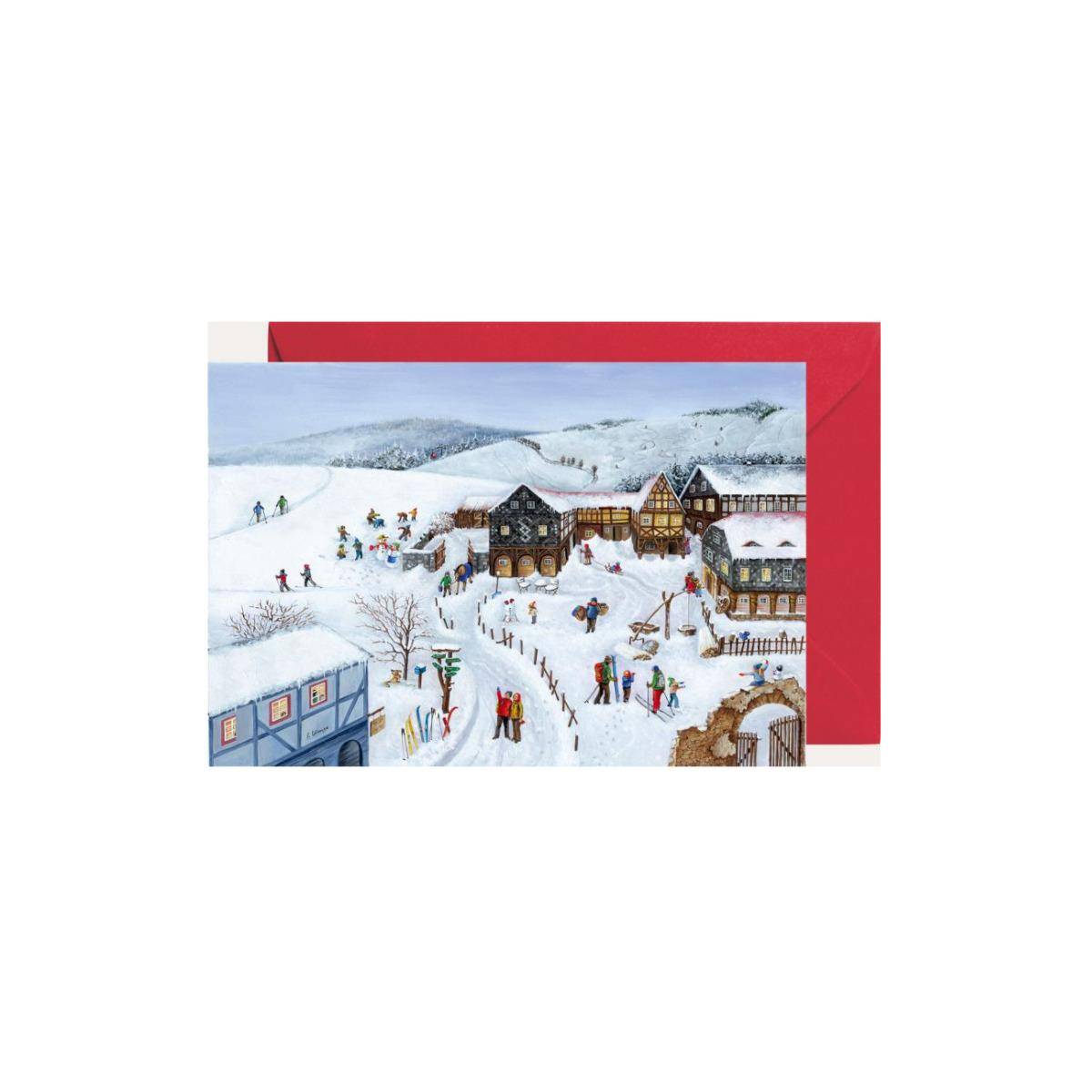 2814 - Miniadventskalender "Umgebindehäuser"