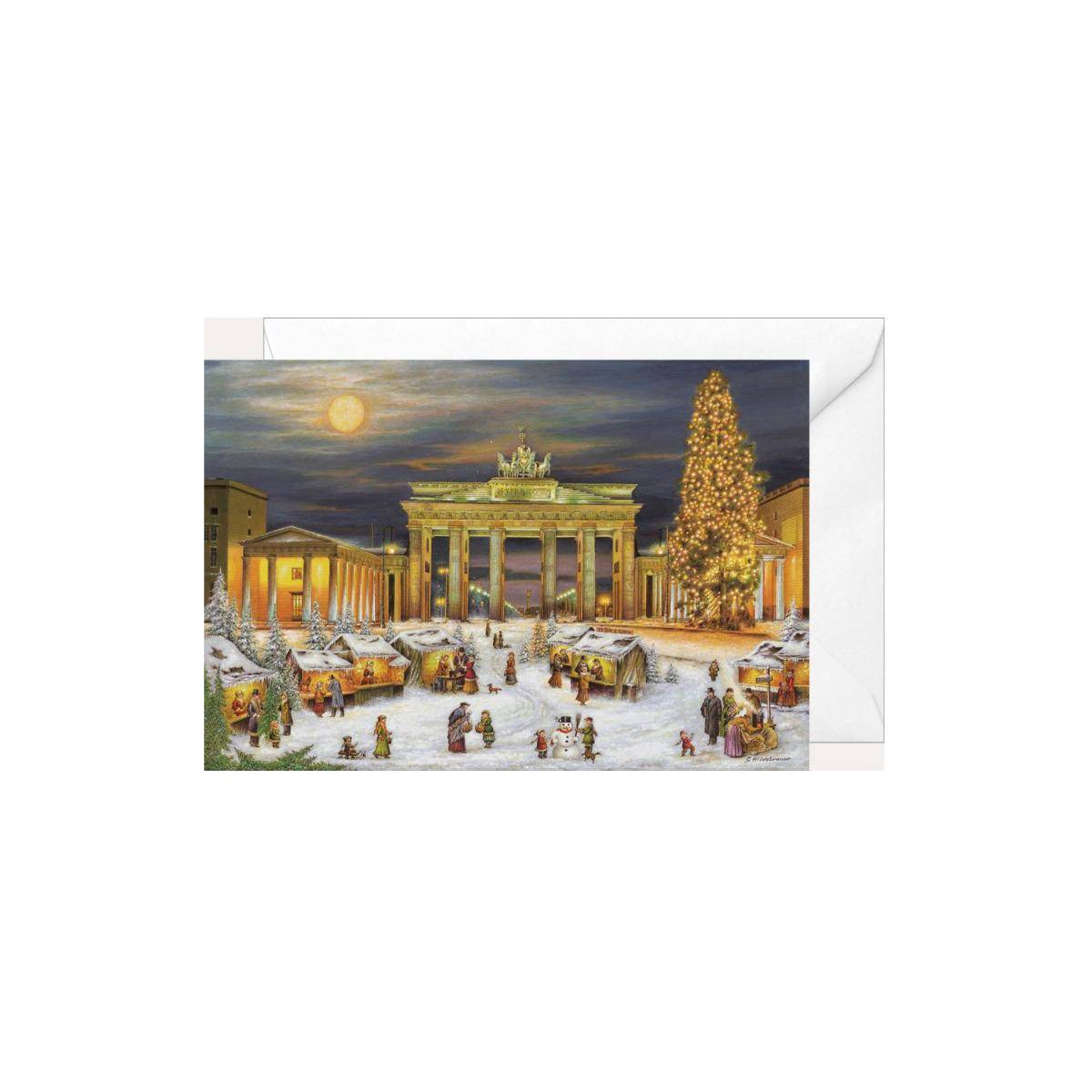 2299 - Weihnachtsklappkarte "Berlin Brandenburger Tor"