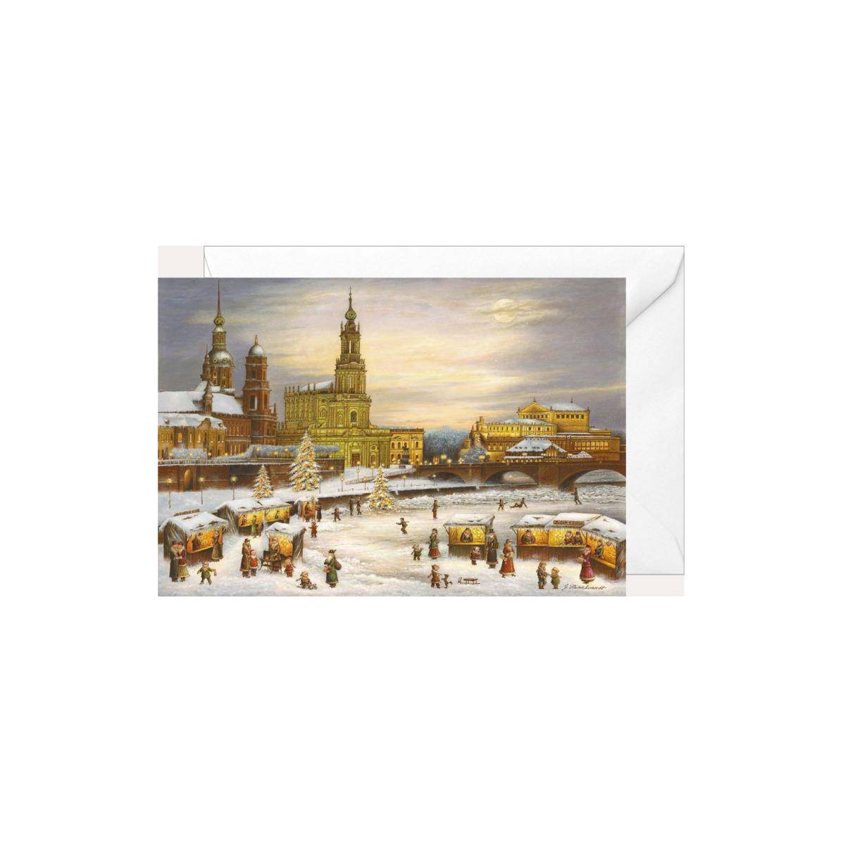 2288 - Weihnachtsklappkarte "Dresdner Hofkirche"