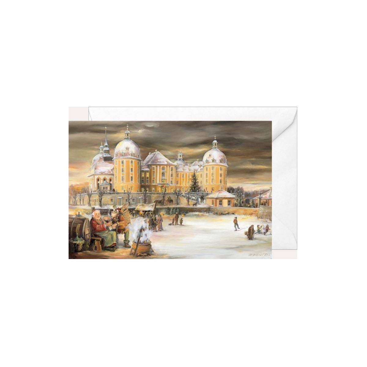 2471 - Weihnachtsklappkarte "Moritzburg"