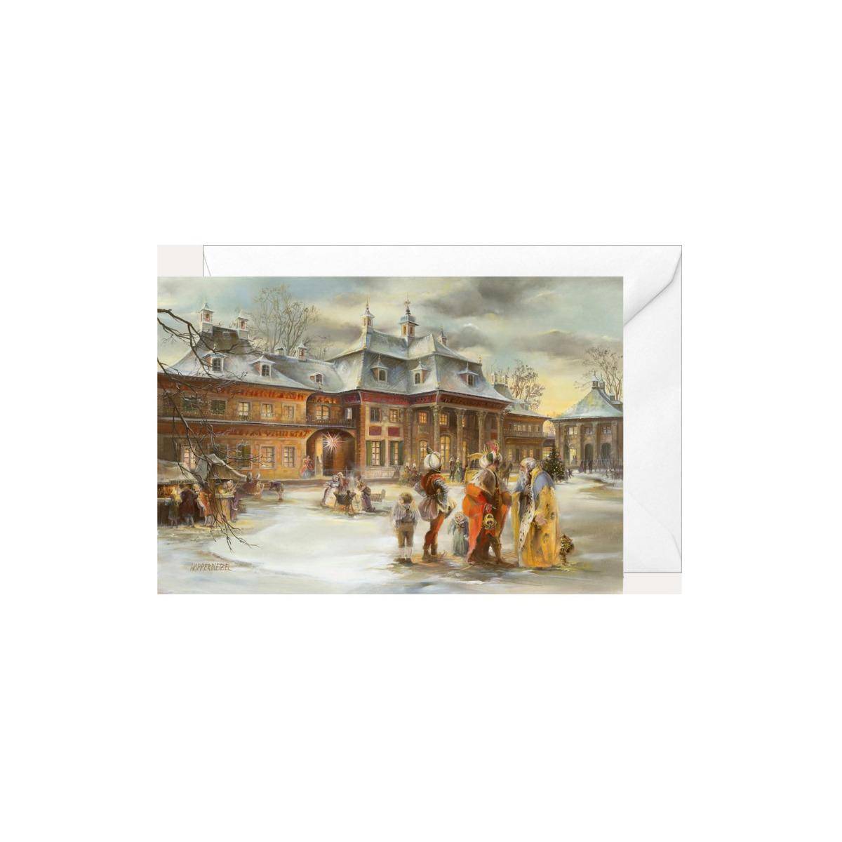 2525 - Weihnachtsklappkarte "Pillnitz"