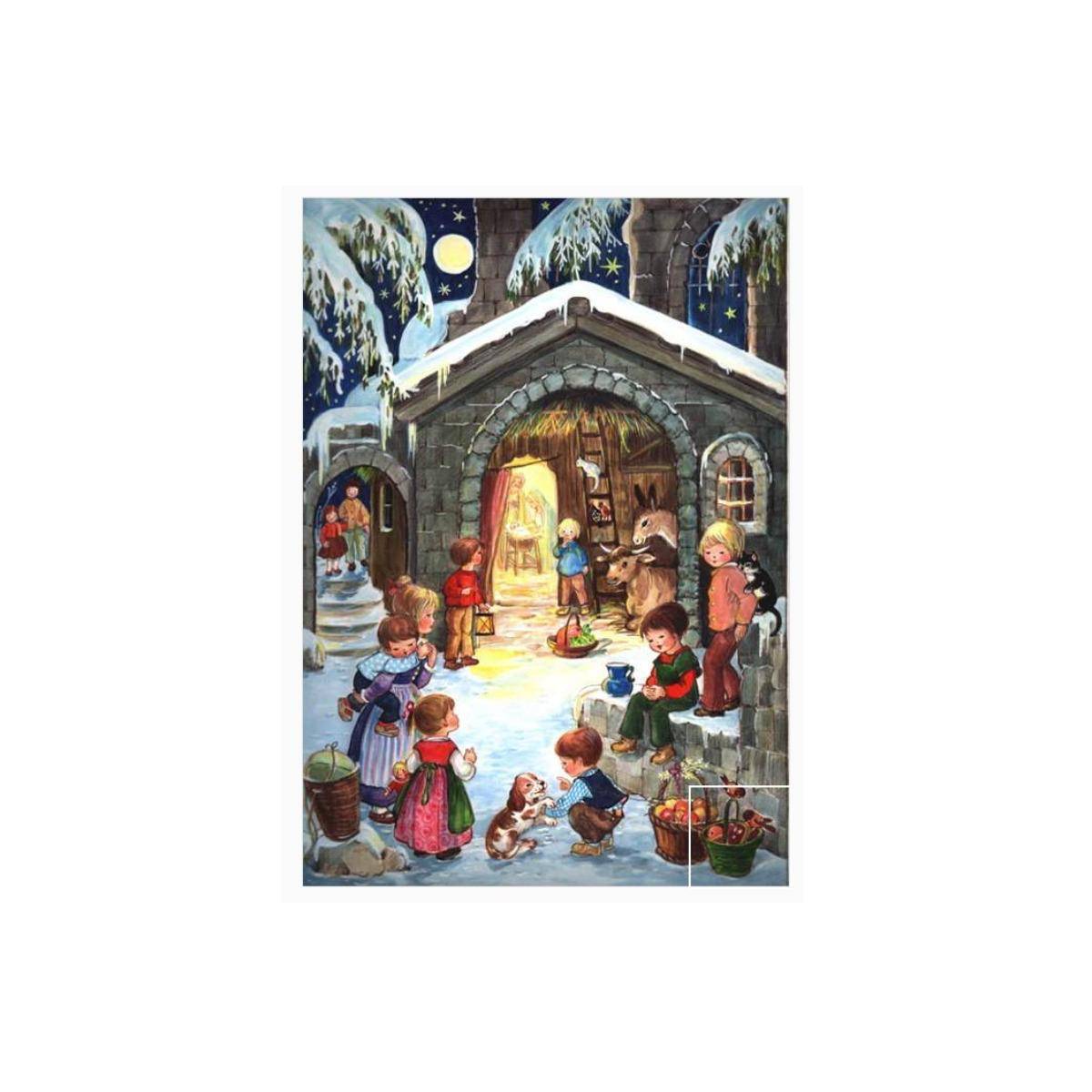 RSV24 - Adventskalender - Krippe aus Stein