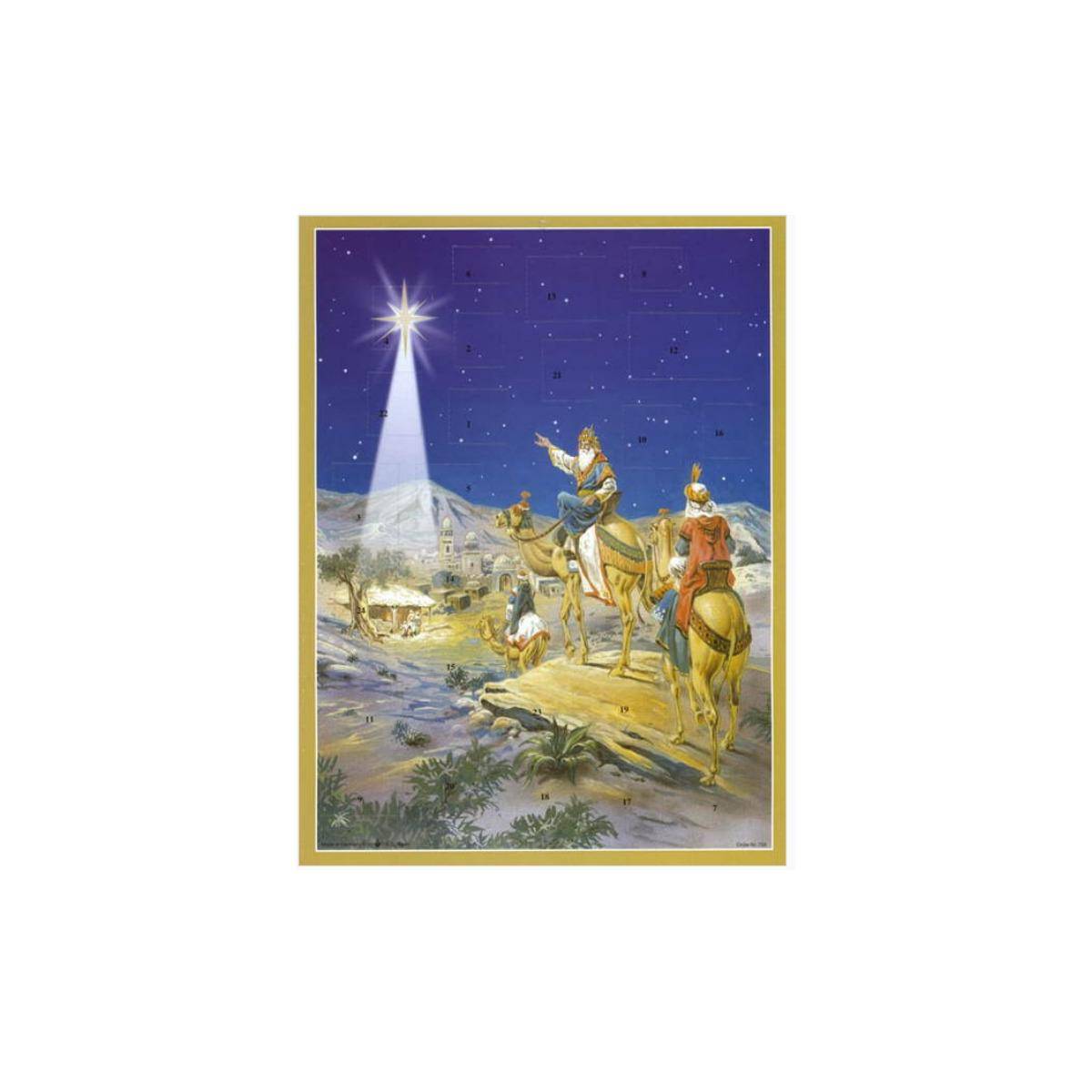 659 - Adventskalender A5 - Die heiligen drei Könige folgen dem Stern