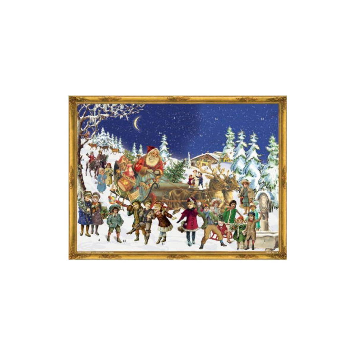771 - Adventskalender - Weihnachtsschlitten