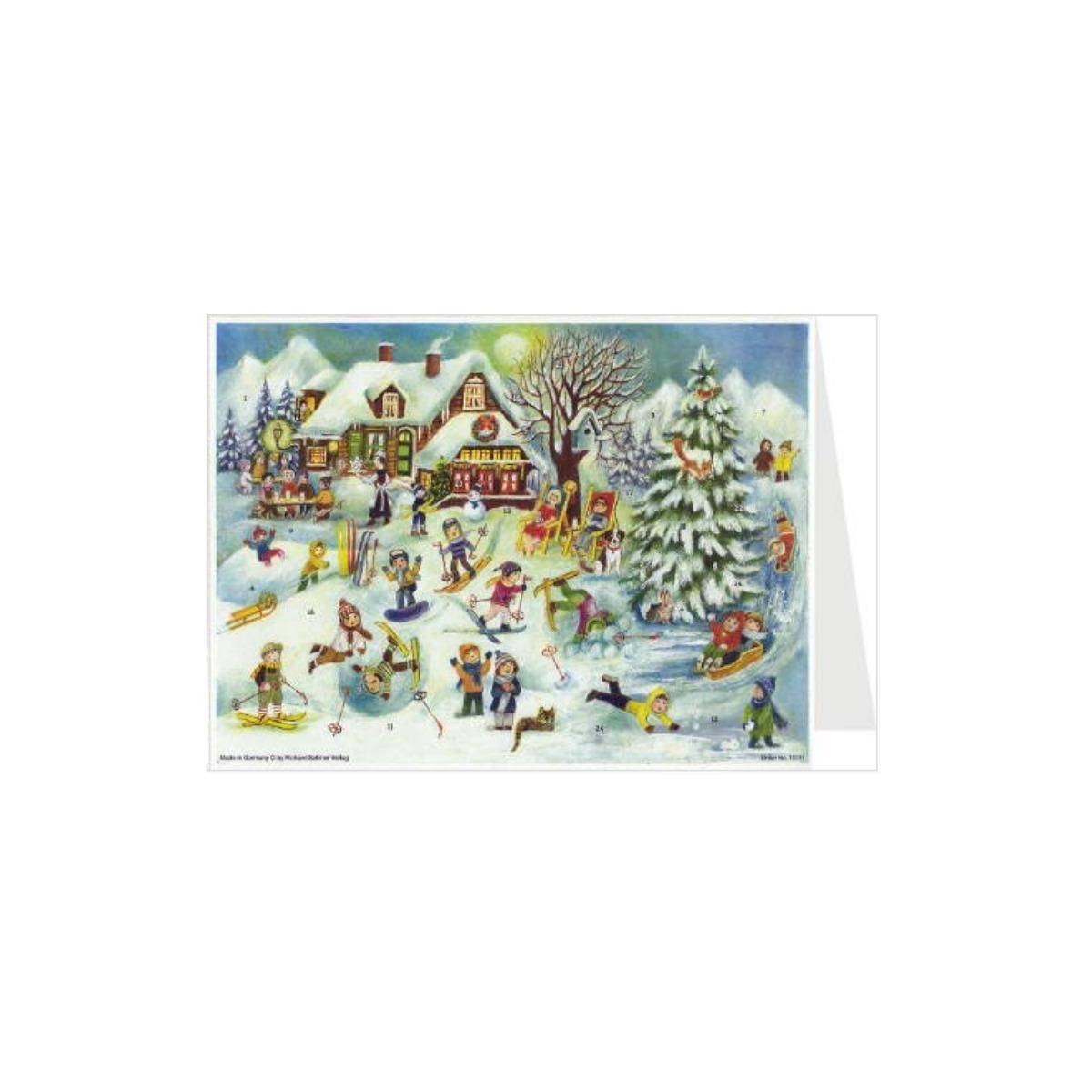 40131 - Mini-Adventskalender - Skihütte