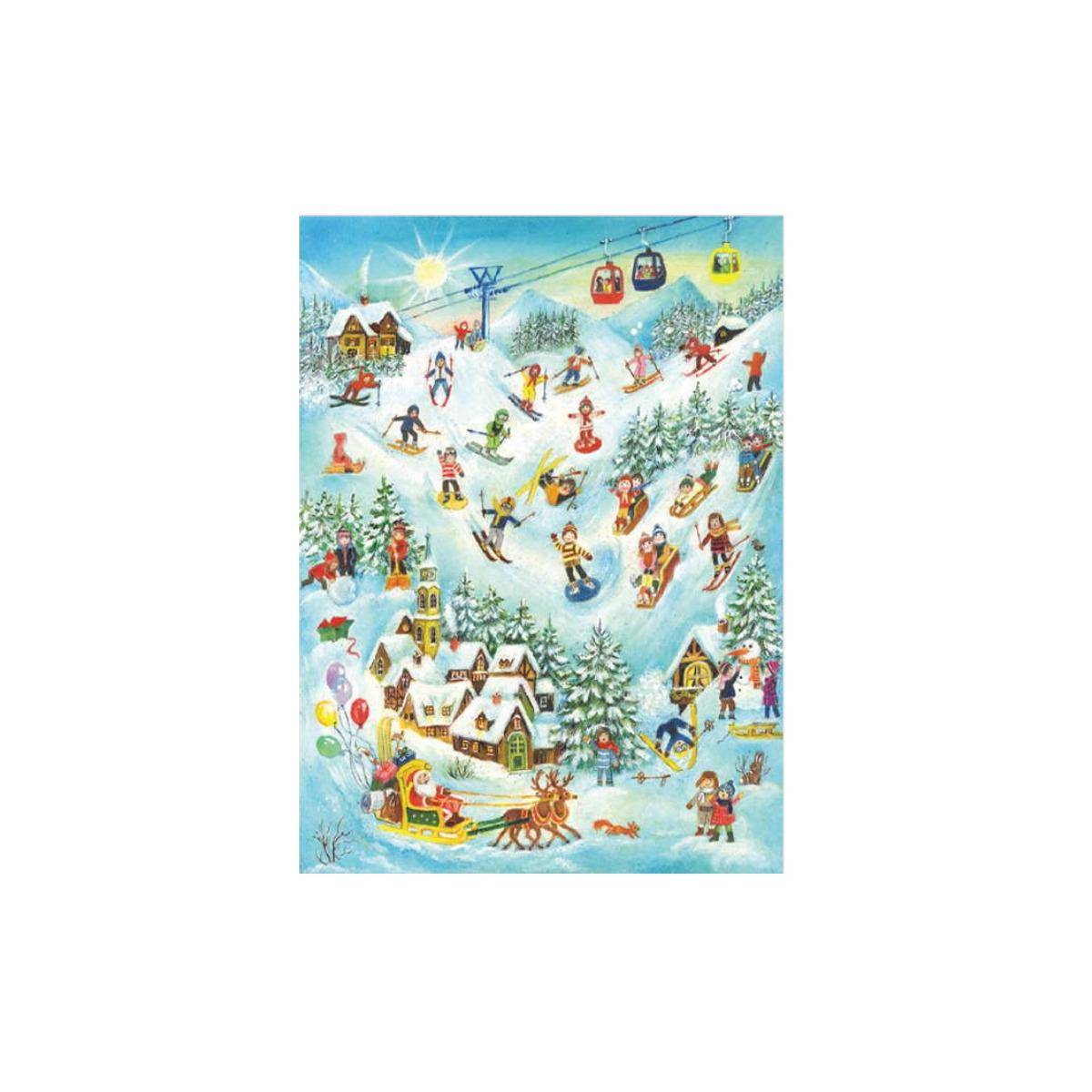 70114 - Adventskalender - Skifahren
