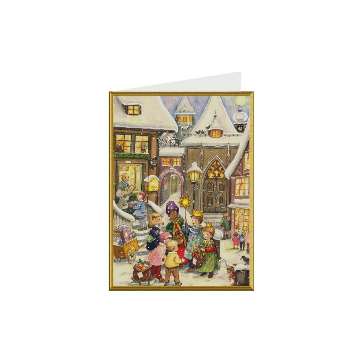 99018 - Weihnachtskarte - Sternen-Singer