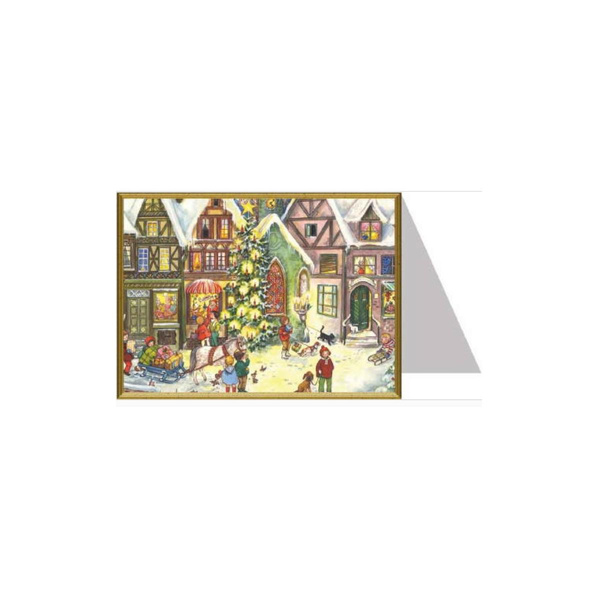 99555 - Weihnachtskarte - "Weihnachten in der Stadt&quot