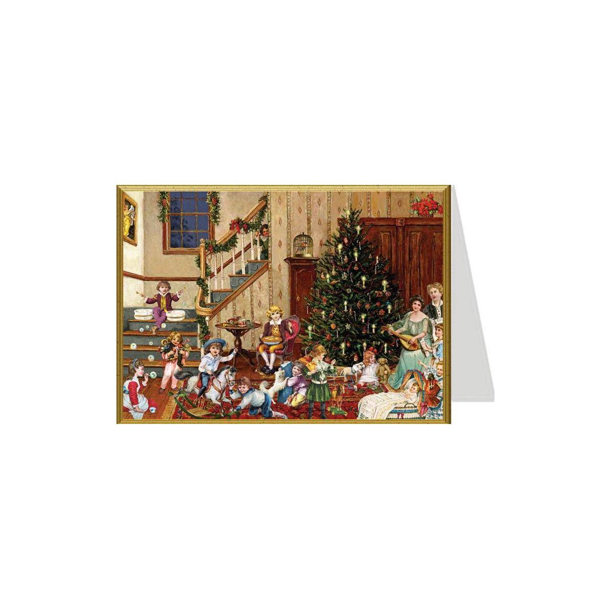99776 - Weihnachtskarte - Wohnzimmer
