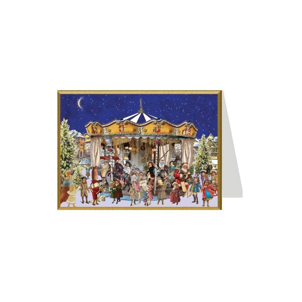 99780 - Weihnachtskarte - Karusell
