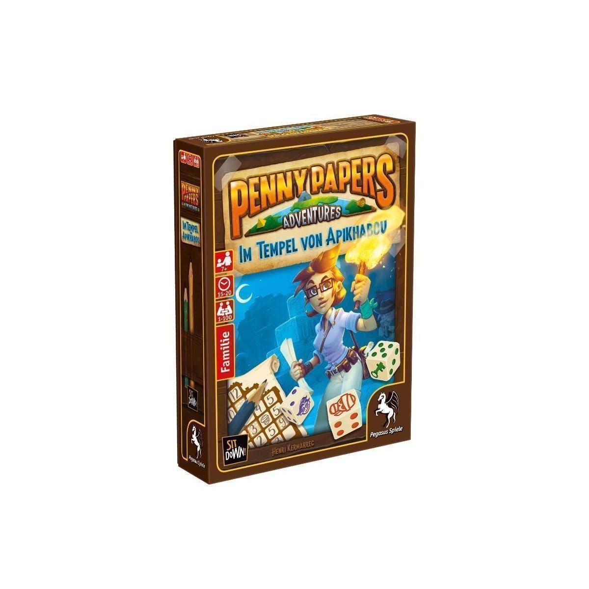 17650G - Penny Papers Adventures: Im Tempel von Apikhabou, 1 -100 Spieler (DE-Ausgabe)