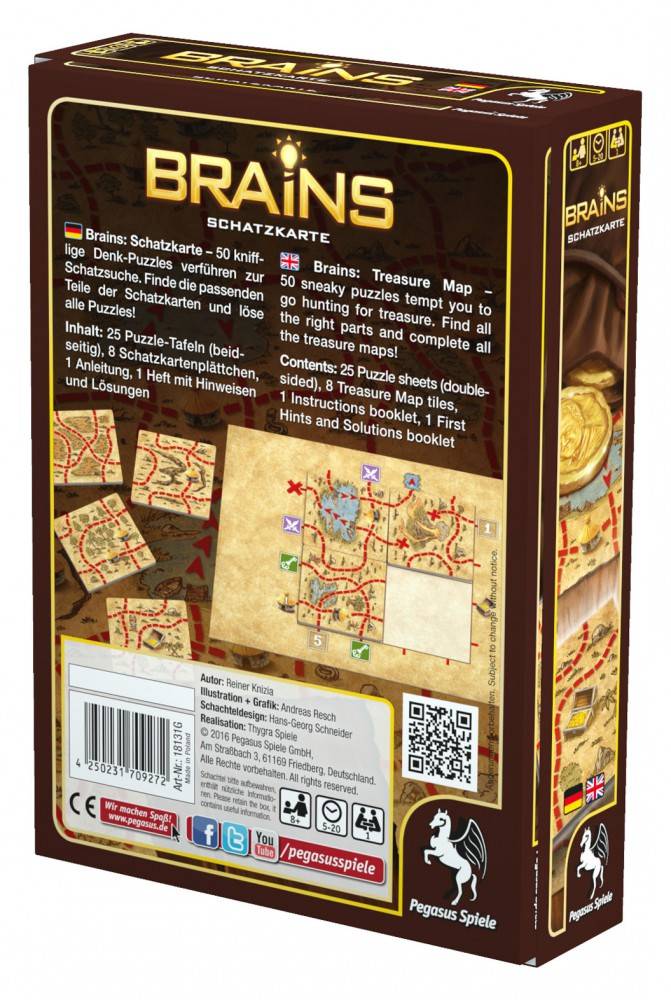 GW7274 Brains - Schatzkarte Neu & OVP