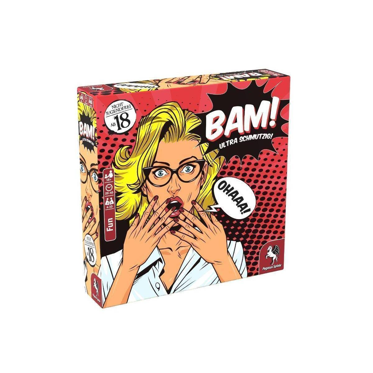 18303G - Bam! - Ultra schmutzig!, 4-10 Spieler, ab 18 Jahre (DE-Ausgabe)