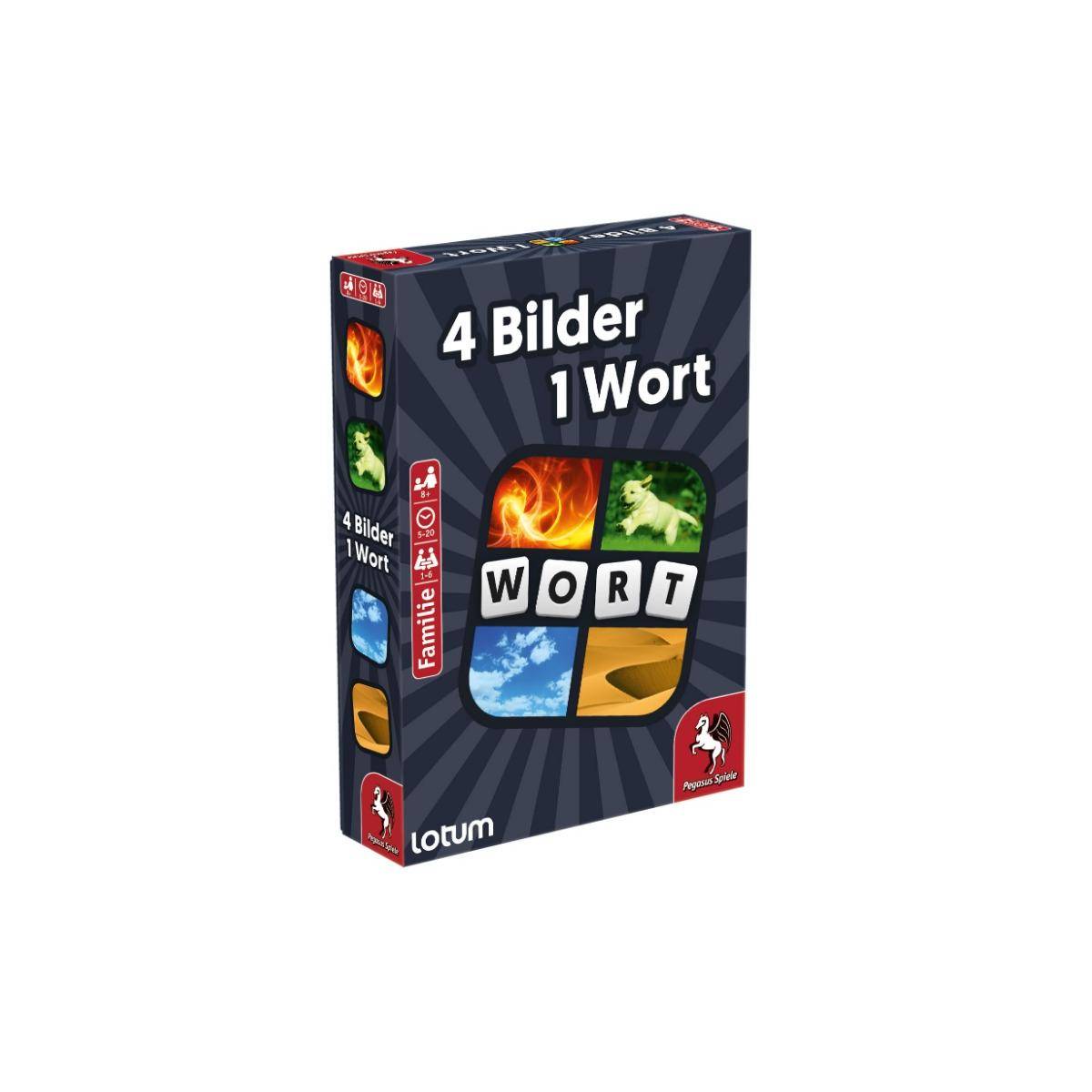 18323G - 4 Bilder 1 Wort - Das Kartenspiel, 1-6 Spieler, 8 Jahre (DE-Ausgabe)