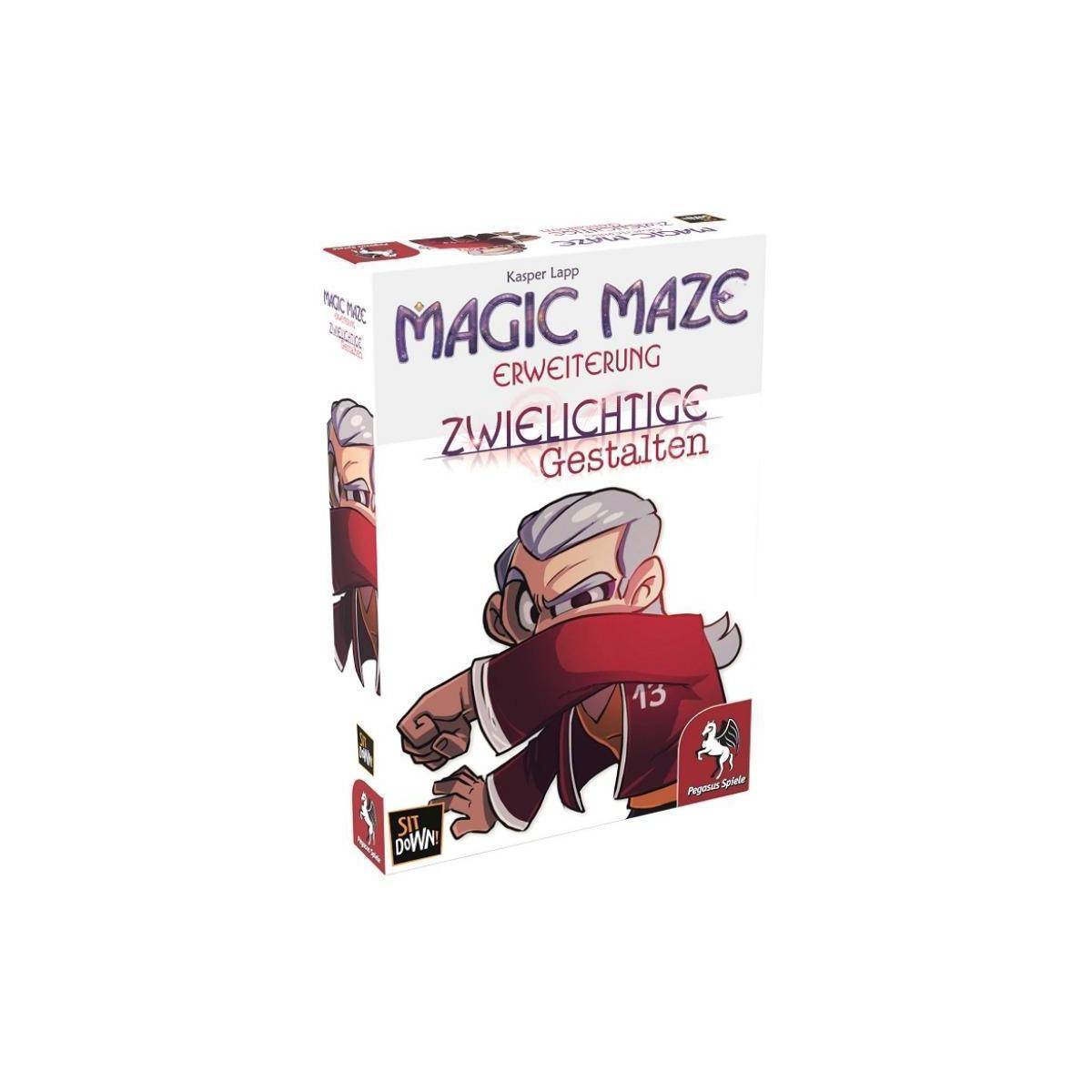 57203G - Magic Maze: Zwielichtige Gestalten , 1-8 Spieler, ab 8 Jahren (Erweiterung, DE-Ausgabe)