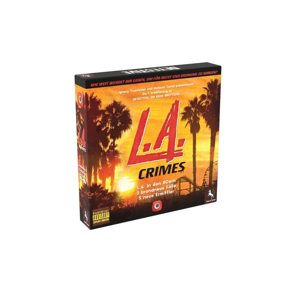 57507G - Detective: L.A. Crimes (Portal Games), 1-5 Spieler, ab 16 Jahren (Erweiterung, DE-Ausgabe)