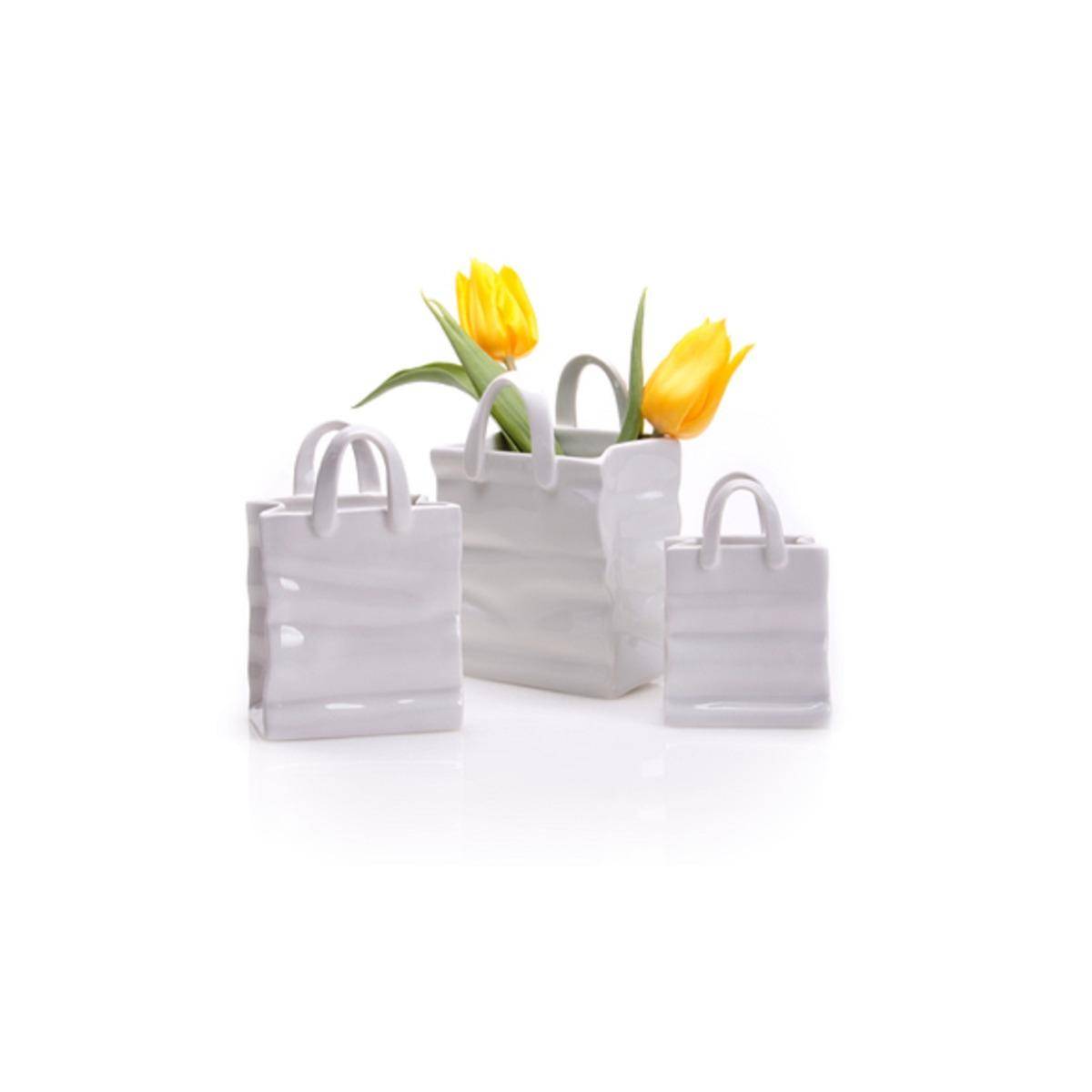 02771 W - Keramikvase "Tasche", groß