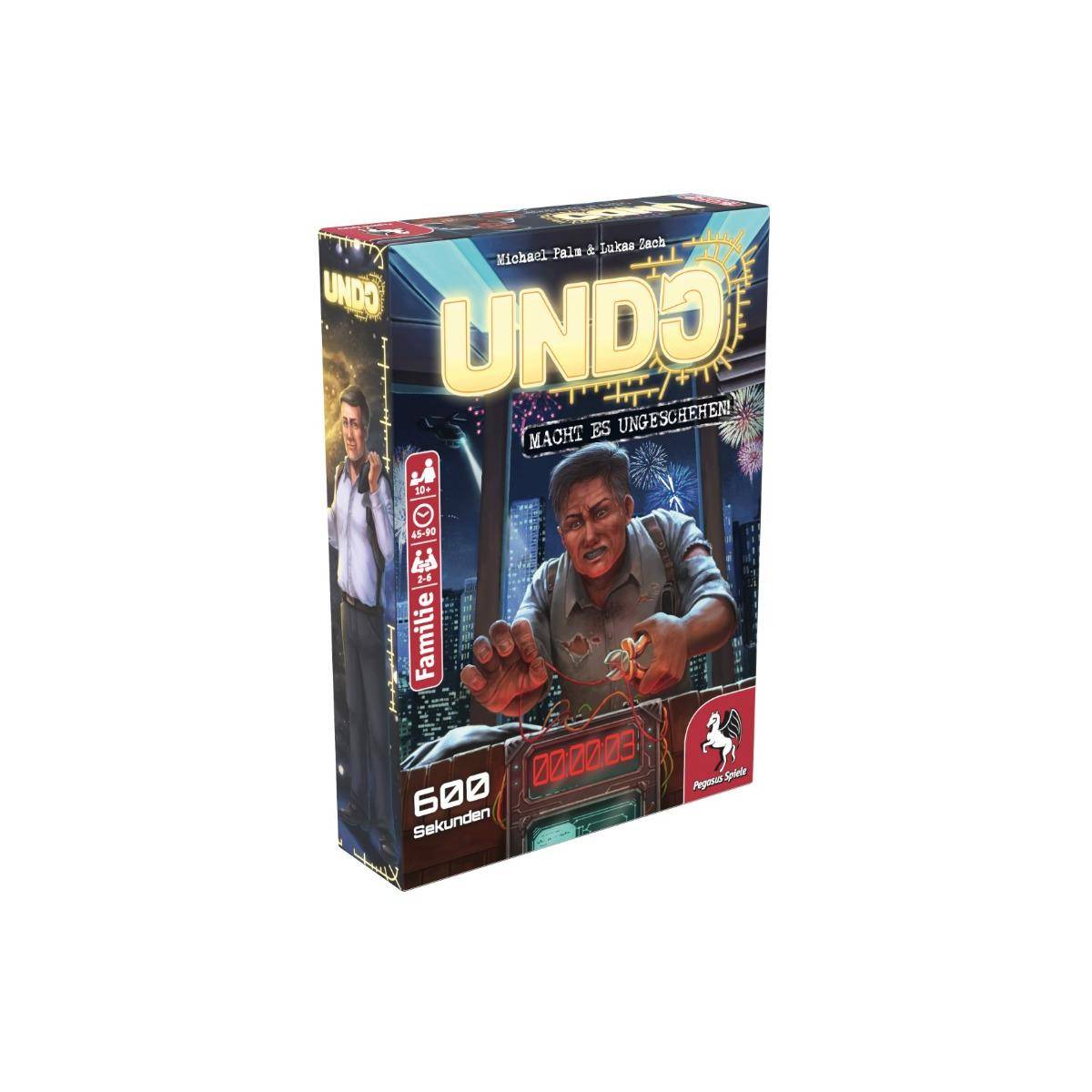 18176G - UNDO - 600 Sekunden, Kartenspiel, 2-6 Spieler, ab 10 Jahren (DE-Ausgabe)