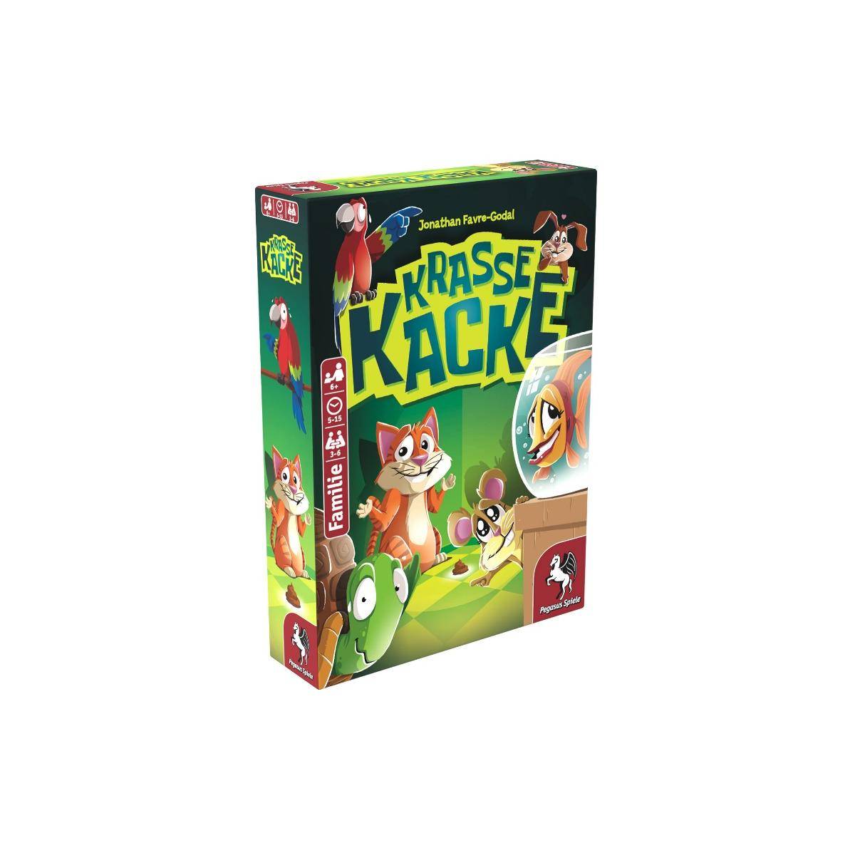 18320G - Krasse Kacke, Kartenspiel, 2-6 Spieler, ab 6 Jahren (DE-Ausgabe)