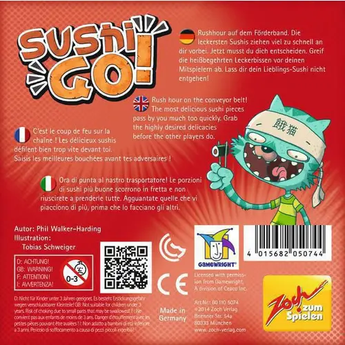 Zoch 601105074 Sushi Go, Kartenspiel Zoch 601105074 Sushi Go, Kartenspiel