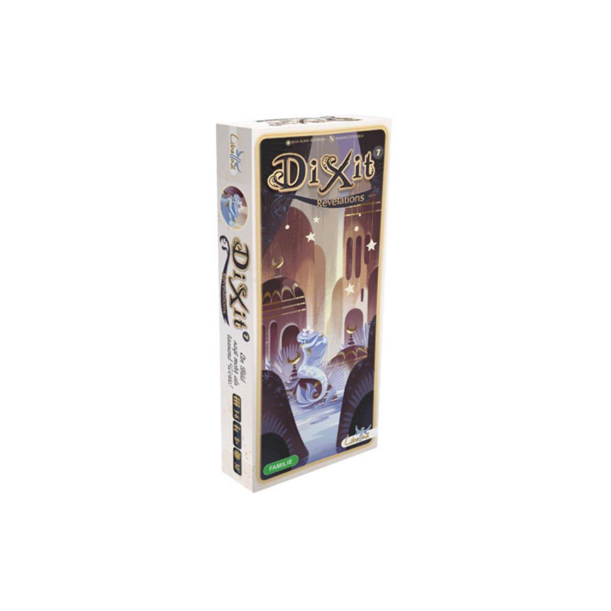 LIB0003 - Dixit 7 - Revelations Erweiterung, Kartenspiel, 3-6 Spieler, ab 8 Jahren (DE-Ausgabe)
