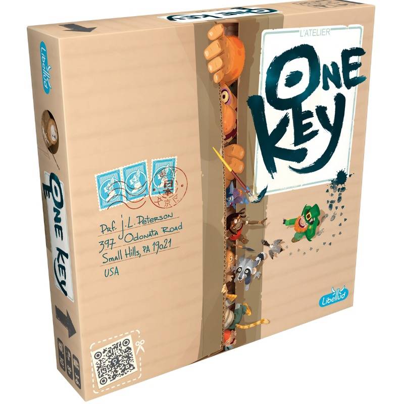 LIBD0011 - One Key, Kartenspiel, 2-6 Spieler, ab 10 Jahren (DE-Ausgabe)