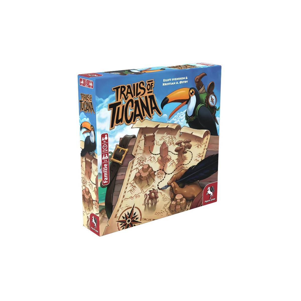 53150G - Trails of Tucana, Brettspiel, 1-8 Spieler, ab 8 Jahren (DE-Ausgabe)