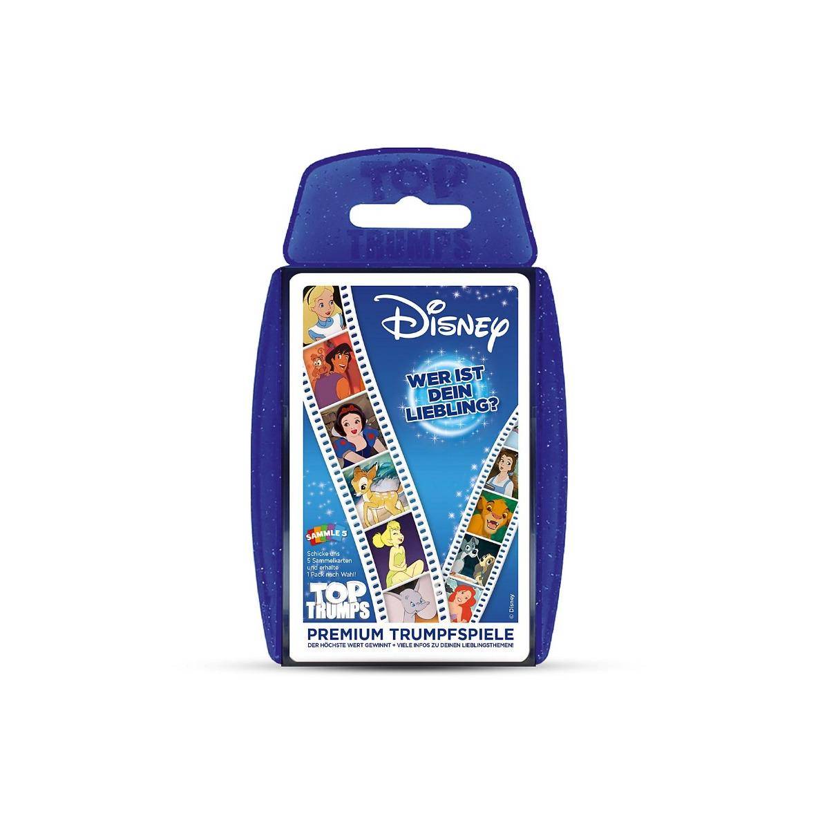 WIN62769 - Top Trumps Quiz - Disney Classic, Kartenspiel, 2 Spieler, ab 9 Jahren (DE-Ausgabe)