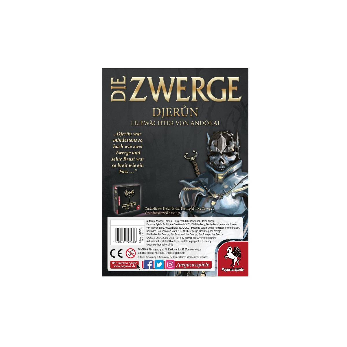 51937G - Djerun - Charakterpack: Die Zwerge, ab 10 Jahren (Erweiterung, DE-Ausgabe)