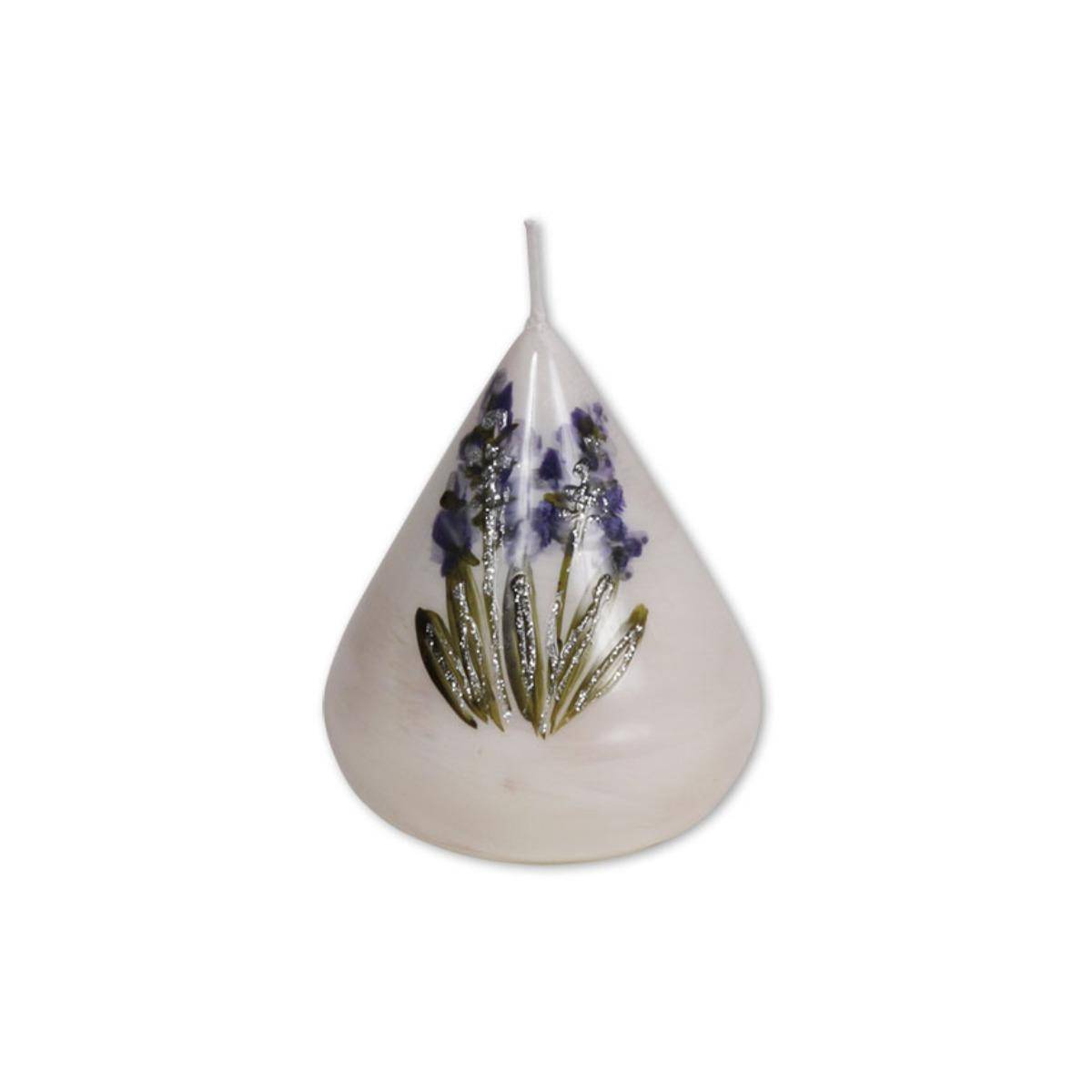110483 - Kerzenellipse "Lavendel", 7 cm