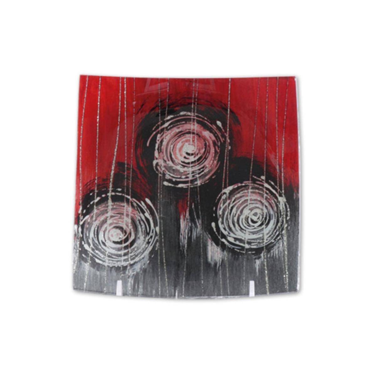 550341 - Glasplatte "Algion" Viereck, 16cm