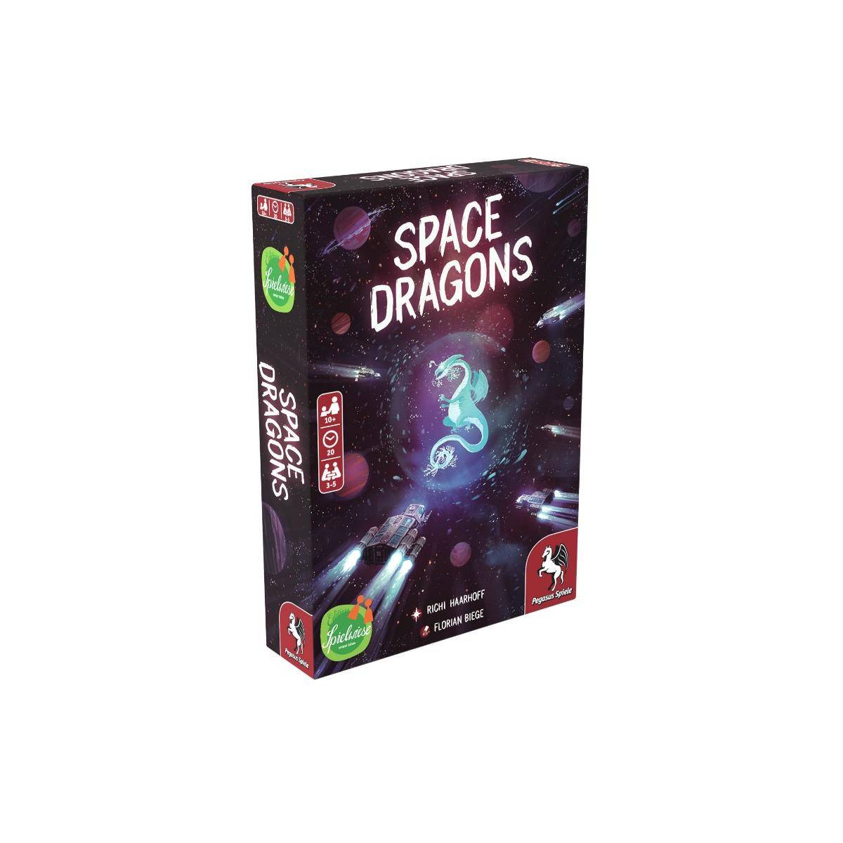 18342G - Space Dragons, Kartenspiel, 3-5 Spieler, ab 10 Jahren (DE-Ausgabe)