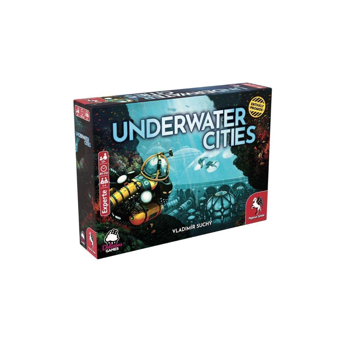 51905G - Underwater Cities, Brettspiel, 1-4 Spieler, ab 12 Jahren (DE-Ausgabe)