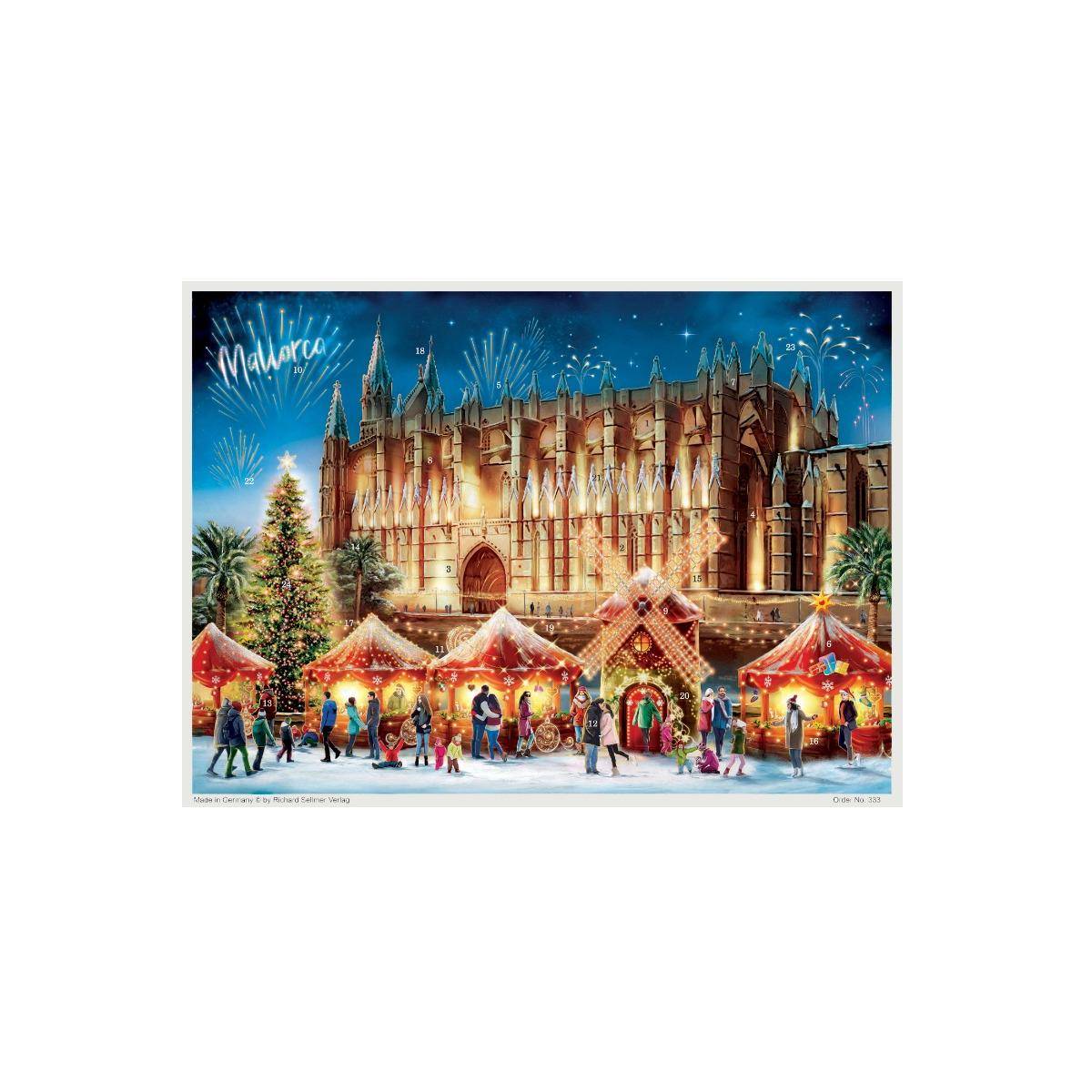 333 - Adventskalender A3 - Palma (Mallorca Kathedrale)