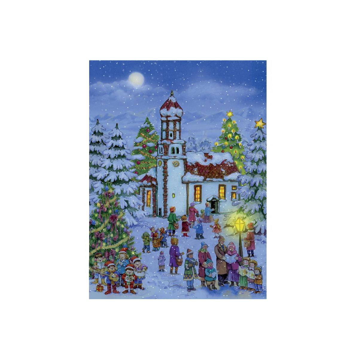 70144 - Adventskalender Großformat - Adventslieder singen