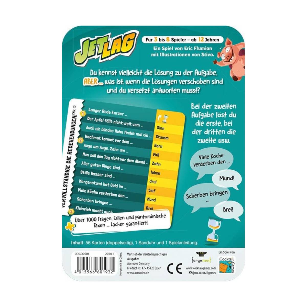 Cocktail Games - Kartenspiel - Jetlag Quizspiel Partyspiel