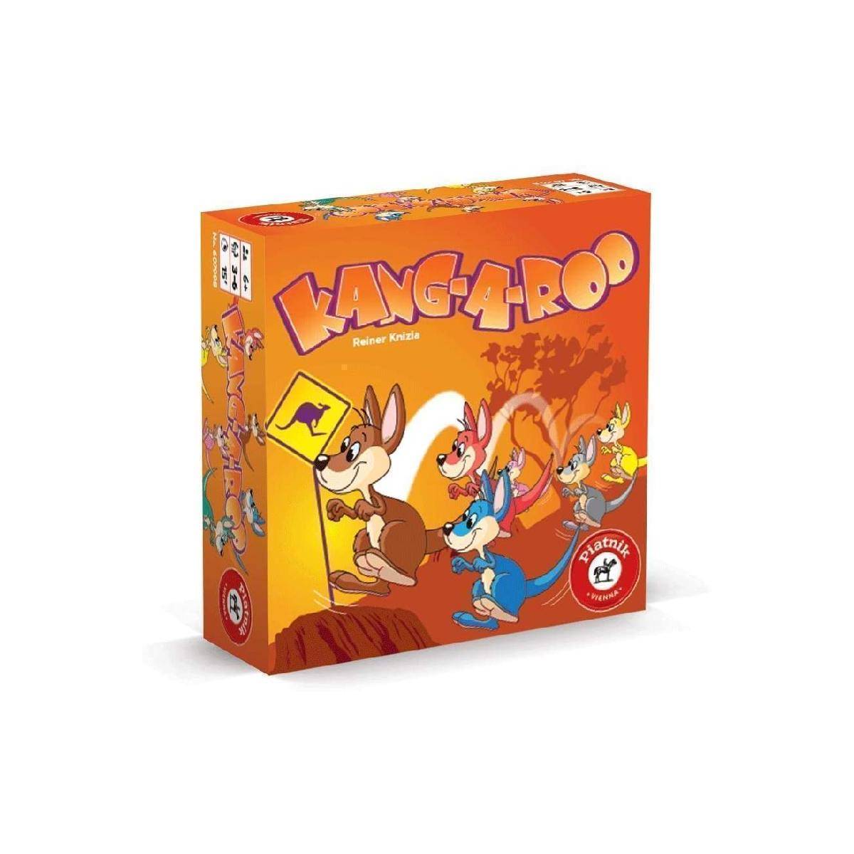 Schachtelbdeckel für das Brettspiel „Kangaroo