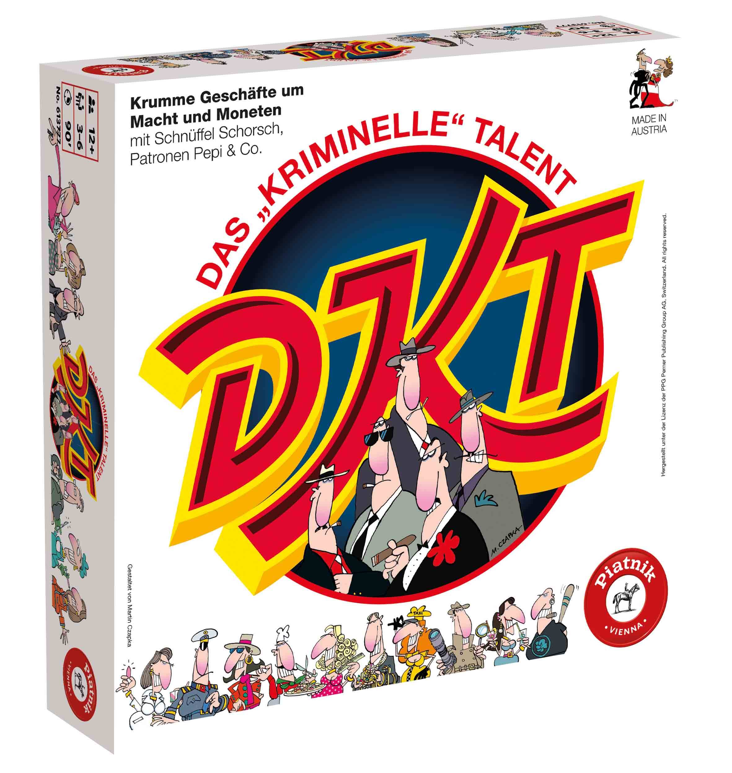 Piatnik 6137 DKT Das Kriminelle Talent, Familienspiel